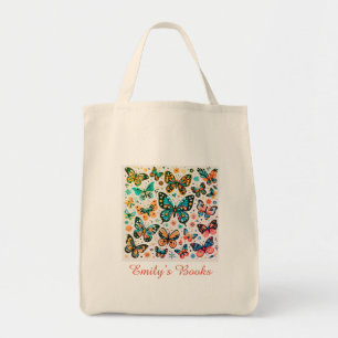 Tote Bag Plusieurs papillons colorés personnalisé tot Tot