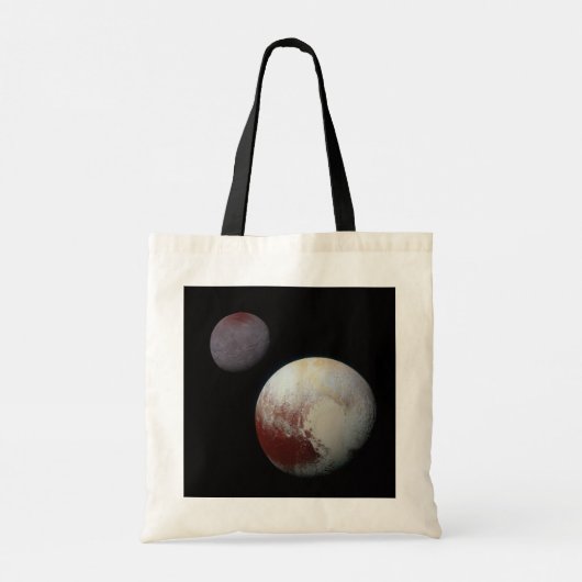 Tote Bag Pluto & Moon Charon par New Horizons NASA (Dos)