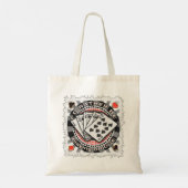 Tote Bag Plutôt Jouer au Bridge (Dos)