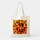 Tote Bag Plutôt Jouer aux Échecs (Dos)