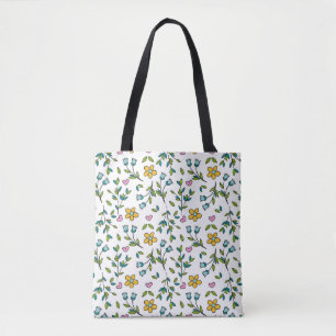 Tote Bag Plutôt Petit Fleur sauvage Fleur de prairie