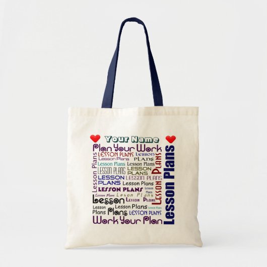 Tote Bag Poche de plan de cours (Devant)