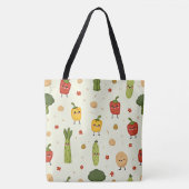 Tote Bag Pochette Veggie Delight (Devant)
