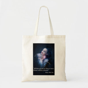 Tote Bag Poe citation sur les rêves