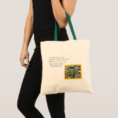Tote Bag Poème Avec Daffodiques (Devant (produit))