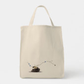 Tote Bag Poème de coquillages côtiers moderne et élégant (Dos)