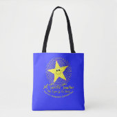 Tote Bag Poème de professeur Merci Star (Devant)