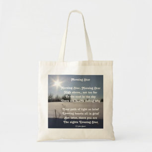 Tote Bag Poème Poème Matin Étoile Par Ladee Basset