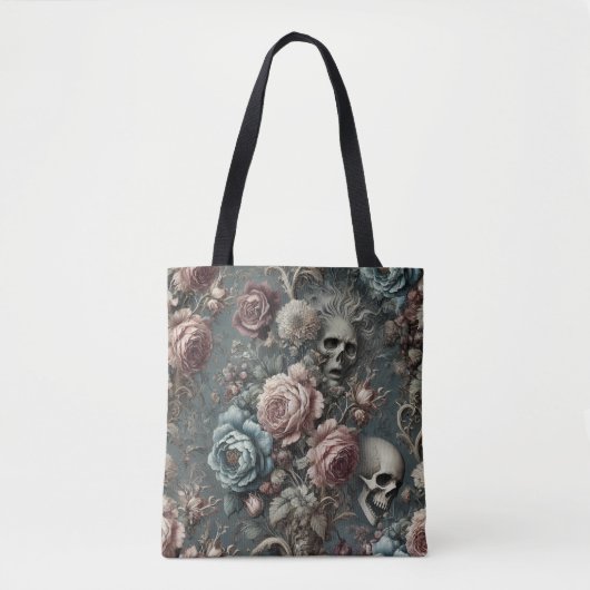 Tote Bag 🪦 poètes en attente - gothique victorien (Devant)
