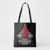 Tote Bag Poids Personnalisé Levant Dumbbell Fitness Gym (Devant)