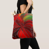 Tote Bag Poinsettia Abstraite (De près)