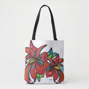Tote Bag Poinsettia Fourre-tout