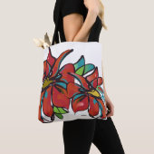 Tote Bag Poinsettia Fourre-tout (De près)