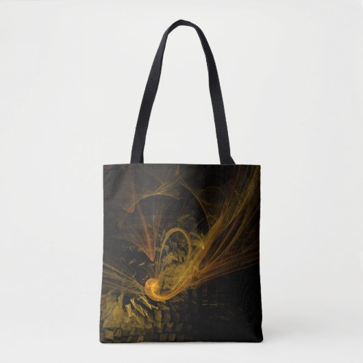 Tote Bag Point de rupture Art Abstrait (Devant)