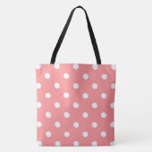 Tote Bag Point Polka rose (Devant)