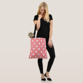 Tote Bag Point rose (Sur le modèle)