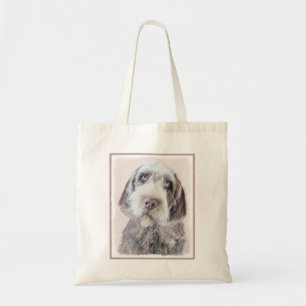 Tote Bag Pointing à poils durs Peinture Griffon - Art Chien