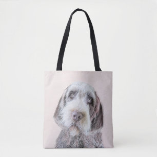 Tote Bag Pointing à poils durs Peinture Griffon - Art Chien