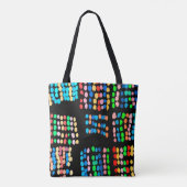 Tote Bag Points colorés (Dos)