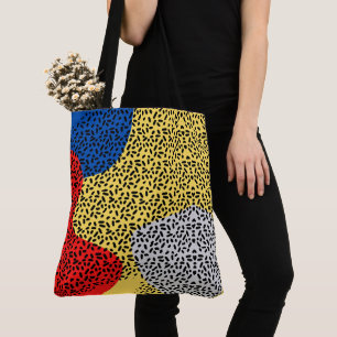 Tote Bag Points colorés rustiques élégants