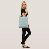 Tote Bag Points Dalmatiens verts, Points Dalmatiens, Pots D (Sur le modèle)