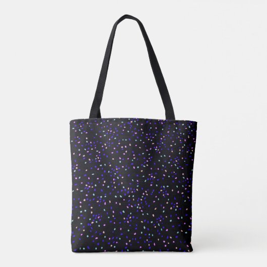 Tote Bag points de couleur (Dos)