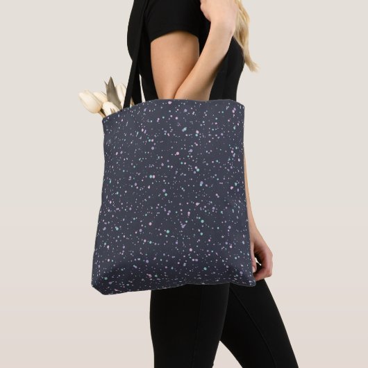 Tote Bag Points de peinture Pastel Specknight (De près)