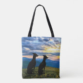 Tote Bag Points de vue - Coucher de soleil de Greyhound (Dos)