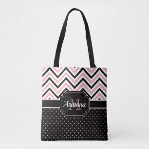 Tote Bag Points et Chevron