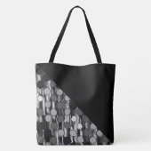 Tote Bag Points monogrammes et rétro (Dos)