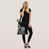 Tote Bag Points monogrammes et rétro (Sur le modèle)