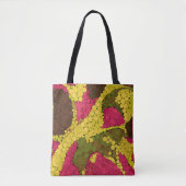 Tote Bag Points pointillisés abstraits sans couture cercles (Devant)