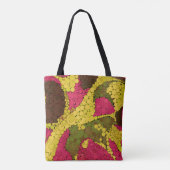 Tote Bag Points pointillisés abstraits sans couture cercles (Dos)