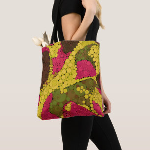 Tote Bag Points pointillisés abstraits sans couture cercles