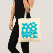 Tote Bag Points super n° 1 avec monogramme (Devant (produit))