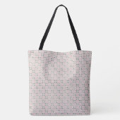 Tote Bag Points verts et roses (Dos)