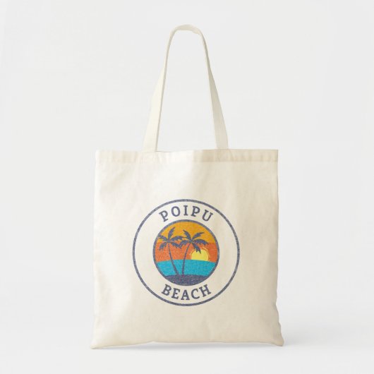 Tote Bag Poipu Beach, Kauai Style Classique Défraîchi (Devant)