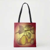 Tote Bag Poires sur un arbre (Devant)