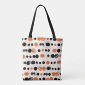 Tote Bag Pois Abstraits : Géométrie aquarelle. (Dos)