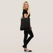 Tote Bag Pois arc-en-ciel (Sur le modèle)