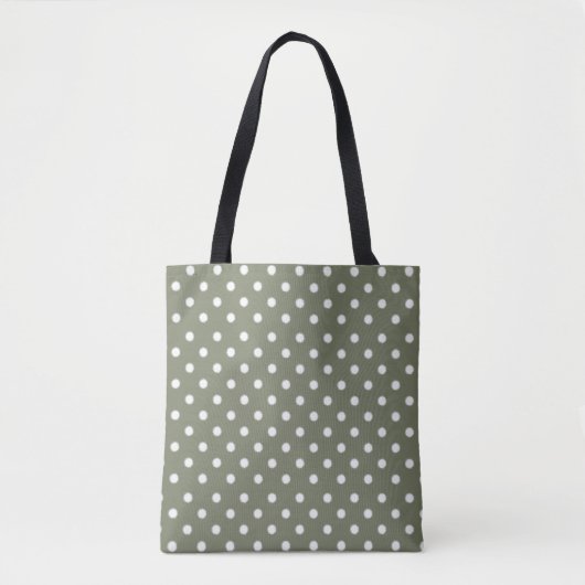 Tote Bag Pois blancs (Devant)