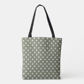 Tote Bag Pois blancs (Dos)