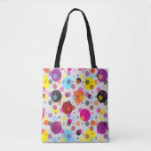 Tote Bag Pois coloré (Devant)