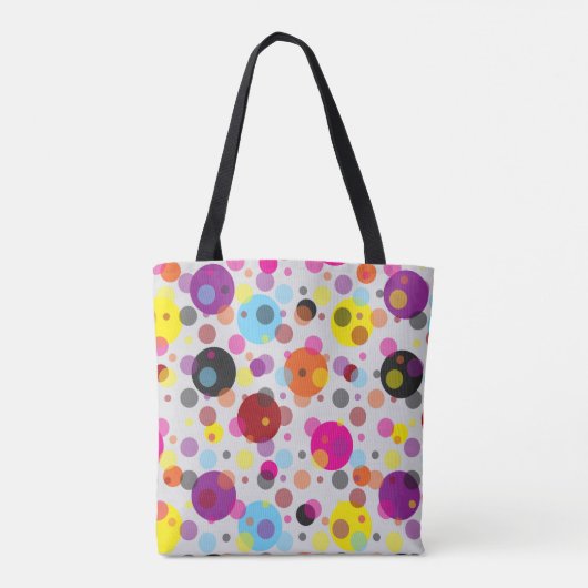 Tote Bag Pois coloré (Dos)