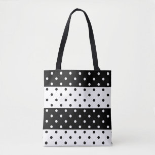 Tote Bag Pois monochrome Fourre-tout
