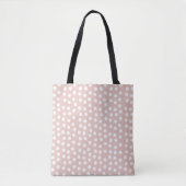 Tote Bag Pois roses (Devant)