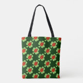 Tote Bag Pois shamrocks Ladybug Ladybird Monogramme (Dos)