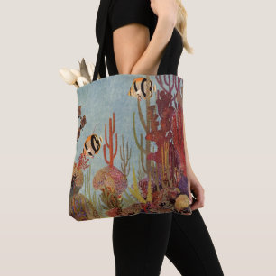 Tote Bag Poisson ange dans le corail, poissons tropicaux vi