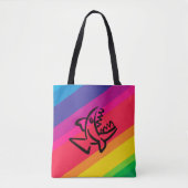 Tote Bag Poisson arc-en-ciel (Devant)