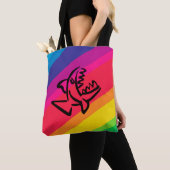 Tote Bag Poisson arc-en-ciel (De près)